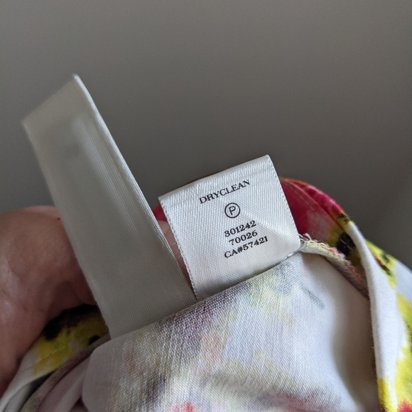 NWT Floral Straight Narrow Crop Maximalist Pants Pink Summer - Picture 14 of 15